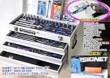 シグネット 800S-5016WH-HAPPY メカニックツールセットとキャストカーとライトのセット ケースカラー：ホワイト 50PCS