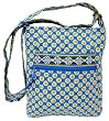 VERA BRADLEY RIVIERA BLUE HIPSTER TOTE