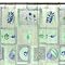 Botanical Rice Paper Shower Curtain