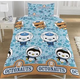 Octonauts Barnacles Single Rotary Duvet Cover With Pillow Case 137cm x 198cm