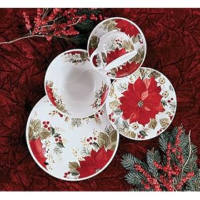 Holiday Grace 20-pc. Dinnerware Set by Dinnerware
