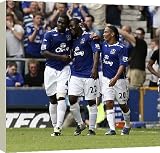 Box Canvas Print of Football - Everton v Newcastle United Barclays Premier League - Goodison Park -... from Everton ePhoto