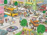 Fahrzeuge in der Stadt, 100 Teile Puzzle - 