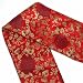 Roter Schwertbeutel mit eingesticktem Muster