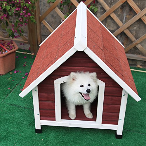 Petsfit 28 X 30 X 30 Inches Wooden XSmall Dog House,Pet House Outdoor