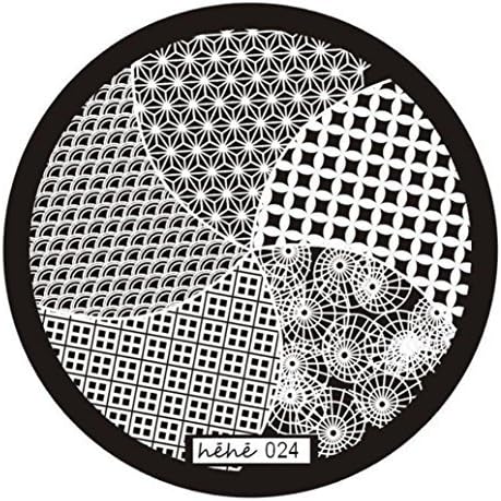 GAXUVI Nail Art Image Stamp Stamping Plates Manicure Template Hehe Series (4) by GAXUVI