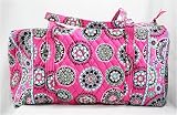 Vera Bradley Large Duffel Bag in Cupcake Pink