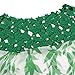 EFINNY Women Hollow Chiffon Blouse Leaf Printed Casual Tops Shirts