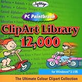 PC Paintbrush ClipArt Library 12,000 - Softkey
