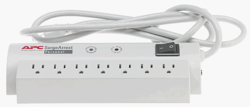 Electronics: APC PER7T Personal Surge Arrest Protector with Telephone