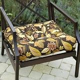 Greendale Home Fashions 24-Inch Jumbo Outdoor Chair Cushion, Timberland Floral