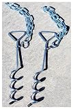 First Team Auger Style Soccer Goal Anchors