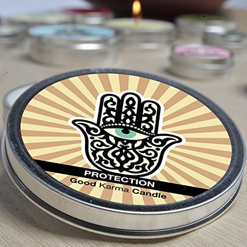 Hamsa (Protection) Good Karma Candle (4oz)