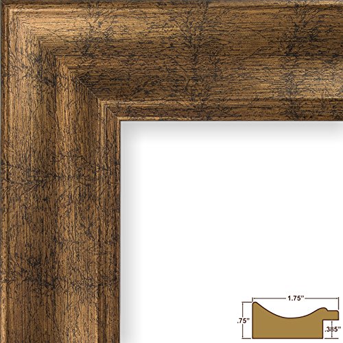 Craig Frames 22605844 11 by 14-Inch Picture Frame, Smooth Wrap Finish, 1.75-Inch Wide, Distressed Copper