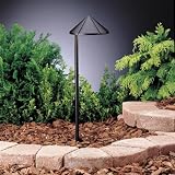 Kichler Lighting 15315BKT Side Mount 1-Light 12-Volt Path & Spread Light, Textured Black