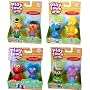 Sesame Street Play Town Learning Curve Real Wood 2pk Set Of 4