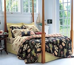 Pineapple Flower 3 Pcs King Comforter Set