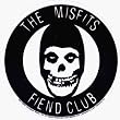 The Misfits - Round Fiend Club Logo - Sticker / Decal (Misfits Fiend Club)