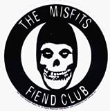 The Misfits - Round Fiend Club Logo - Sticker / Decal (Misfits Fiend Club)