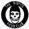 The Misfits - Round Fiend Club Logo - Sticker / Decal (Misfits Fiend Club)