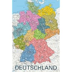 Empire 394248 Maps Deutschland politisch 2011 Landkarten Poster Deutschlandkarten Bundesl�nder 61 x 91.5 cm