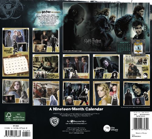 2012 Harry Potter and the Deathly Hallows Wall Calendar [Calendar]