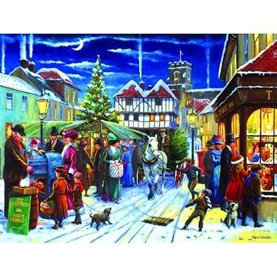 Christmas Market 500pc Jigsaw Puzzle by Kevin Walsh