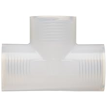 Parker Partek PT-2-P Pipe Fitting PFA Tee NPT 1/8" NPT Female X 1/8" NPT Female X 1/8"  NPT Female