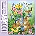 Bits and Pieces – 100 Piece Jigsaw Puzzle for Adults – A Touch of Spring by Artist Jane Maday - Cute Bunnies Jigsaw Puzzle, Completed Puzzle Size: 15