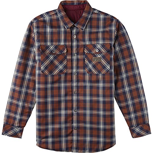 Analog Variant Reversible ATF Flannel Shirt - Long-Sleeve - Men's Burgundy, M