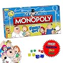 Family Guy Monopoly Collector's Edition w/ Free Rainbow Dice Pack