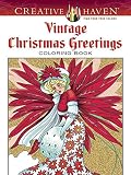 [(Creative Haven Vintage Christmas Greetings Coloring Book)] [By (author) Marty Noble] published on (September, 2014)