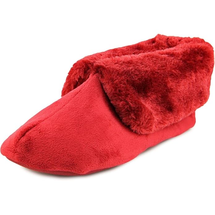 Amazon.com: Charter Club Women's Microfiber Velour Bootie Slipper ...