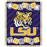 LSU Tigers 36"x46" Woven Jacquard Baby Throw