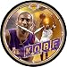 Wincraft Los Angeles Lakers Kobe Bryant Player Round Clock