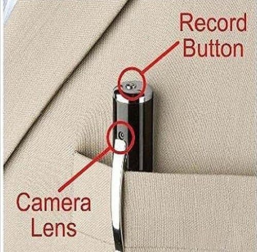 TSDACCE Mini Hidden Spy Pen Camera HD1280x960 Camera Micro SD Card DV DVR Video Mini Camcorders Silver 0