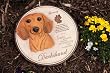 Dachshund garden stone/wall decor