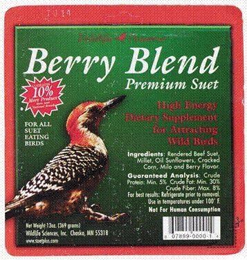 Suet Berry Blend 13Oz