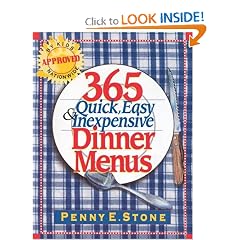365 Quick, Easy & Inexpensive Dinner Menus
