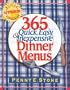 365 Quick, Easy & Inexpensive Dinner Menus