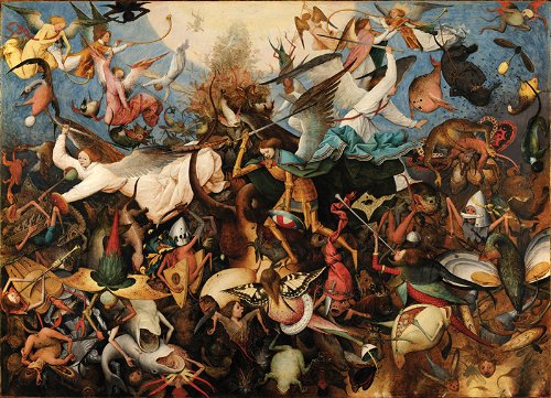 Bruegel Fall of the Rebel Angels Wooden Jigsaw Puzzle