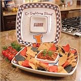 Illinois Fighting Illini NCAA Gameday Ceramic Chip and Dip