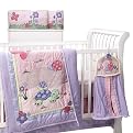 Tiny Turtles 6-pc. Crib Set - Lavender/ Pink