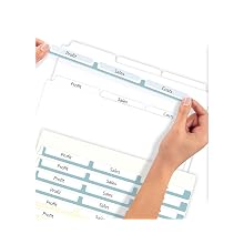Avery Index Maker Dividers with Clear Labels, 3 Tab, 5 Sets (11435)