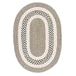 Jefferson Desert Beige Oval Braided Rug