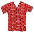 Texas Tech University Logo Scrubs Top Shirt-Size XL- 100% Natural Cotton - NOT a CHEAP BLEND - For HIM or HER- GIFT Ideas for Man Men Woman Women Ladies Nurses MOM Mother or DAD Father