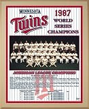 Minnesota Twins Large Healy Plaque - 1987 World Series Champs