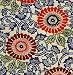 Yuzen Chiyogami- Bold Floral Orange/Red and Brown/Burgundy