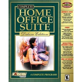 Home Office Suite Deluxe Edition 4 Programs: Business Cards, Forms, Newsletters and Brochures, and Mail List Deluxe