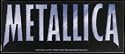 Metallica - Blue on Black Logo - Sticker / Decal